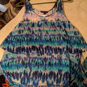 NWOTRock & Republic Handkerchief Two Tiered Tank